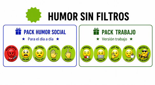 2 Packs Emojis GRATIS