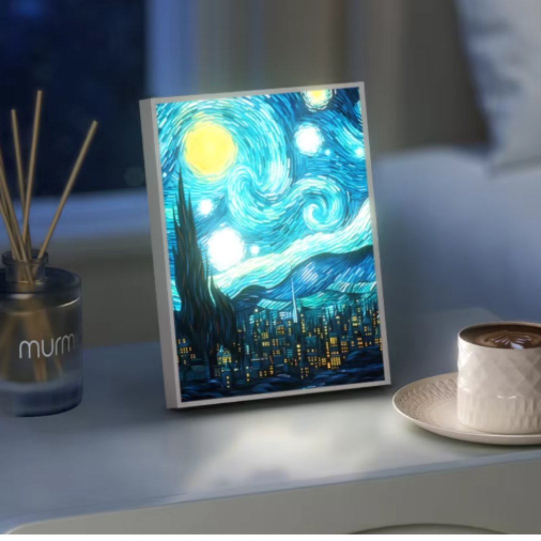 Lampara Led de la Noche Estrellada