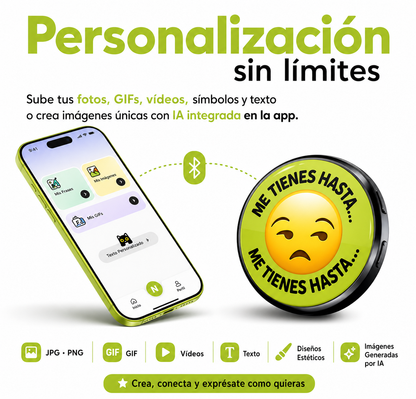 Pin digital personalizable